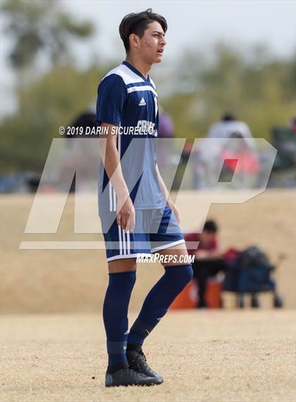 Thumbnail 2 in Yuma vs. NFL YET Academy (Chandler Prep Invitational) photogallery.