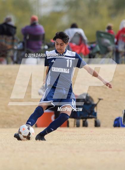 Thumbnail 3 in Yuma vs. NFL YET Academy (Chandler Prep Invitational) photogallery.