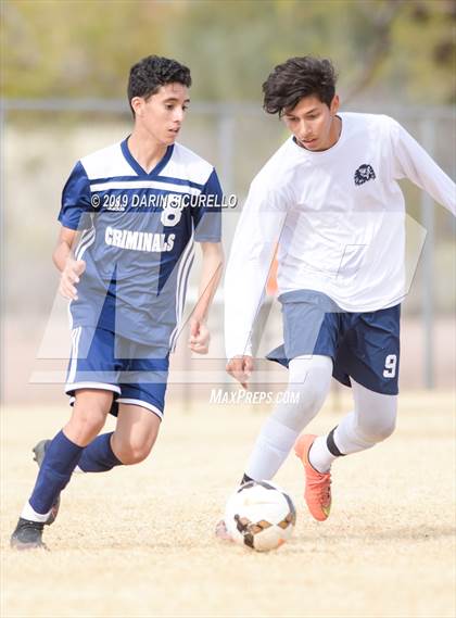 Thumbnail 1 in Yuma vs. NFL YET Academy (Chandler Prep Invitational) photogallery.