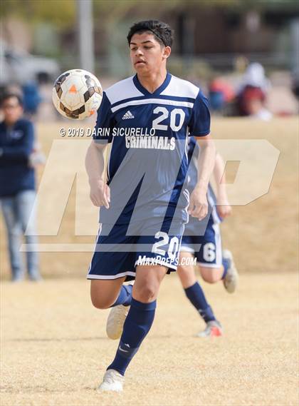 Thumbnail 2 in Yuma vs. NFL YET Academy (Chandler Prep Invitational) photogallery.