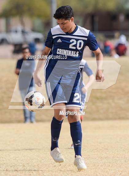 Thumbnail 1 in Yuma vs. NFL YET Academy (Chandler Prep Invitational) photogallery.