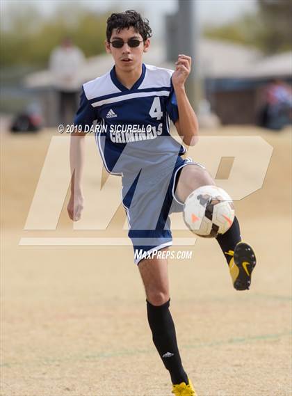 Thumbnail 2 in Yuma vs. NFL YET Academy (Chandler Prep Invitational) photogallery.