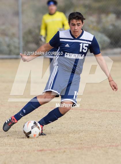 Thumbnail 1 in Yuma vs. NFL YET Academy (Chandler Prep Invitational) photogallery.