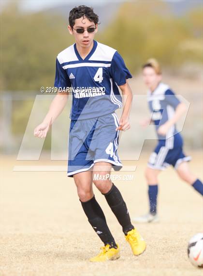 Thumbnail 1 in Yuma vs. NFL YET Academy (Chandler Prep Invitational) photogallery.