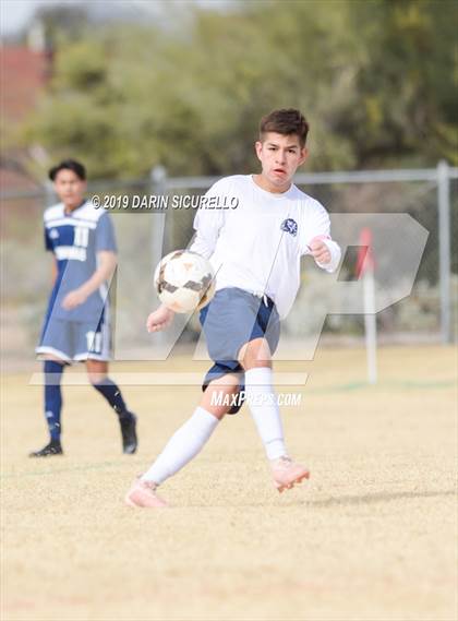 Thumbnail 2 in Yuma vs. NFL YET Academy (Chandler Prep Invitational) photogallery.