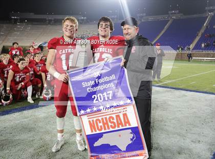 Thumbnail 2 in Charlotte Catholic vs. Havelock (NCHSAA 3A Final) photogallery.