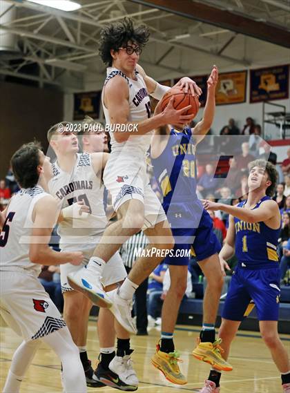 Thumbnail 2 in Dubois Central Catholic vs Union (PIAA District IX 1A Semifinal) photogallery.