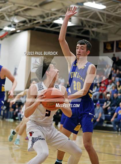 Thumbnail 1 in Dubois Central Catholic vs Union (PIAA District IX 1A Semifinal) photogallery.
