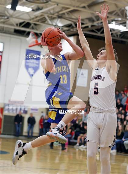Thumbnail 2 in Dubois Central Catholic vs Union (PIAA District IX 1A Semifinal) photogallery.
