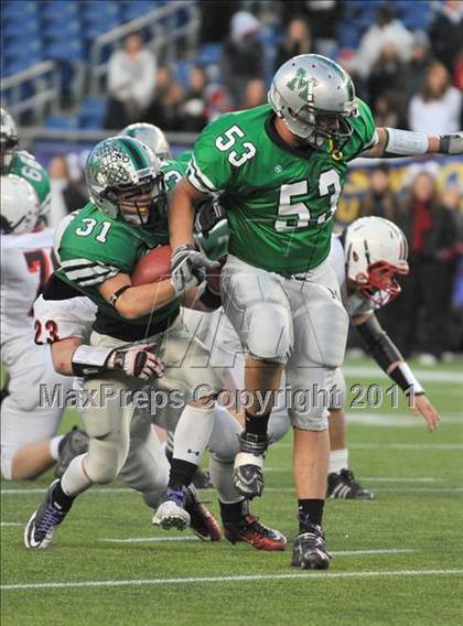 Thumbnail 2 in Mansfield vs. Reading (MIAA Division II East Final) photogallery.
