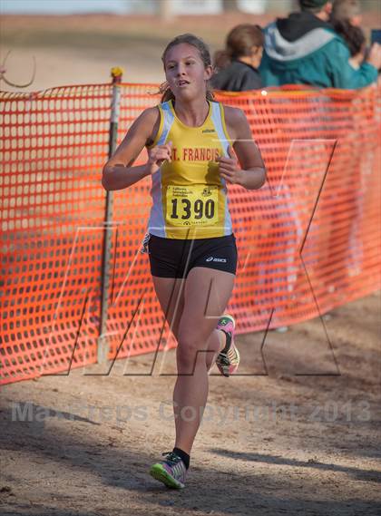 Thumbnail 2 in CIF State Cross Country Championships (Girls D1) photogallery.