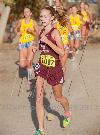 Thumbnail 2 in CIF State Cross Country Championships (Girls D1) photogallery.