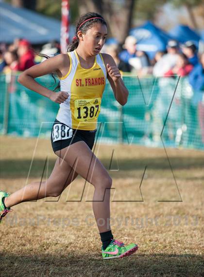 Thumbnail 2 in CIF State Cross Country Championships (Girls D1) photogallery.
