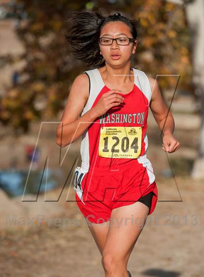 Thumbnail 3 in CIF State Cross Country Championships (Girls D1) photogallery.