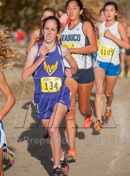 Thumbnail 3 in CIF State Cross Country Championships (Girls D1) photogallery.