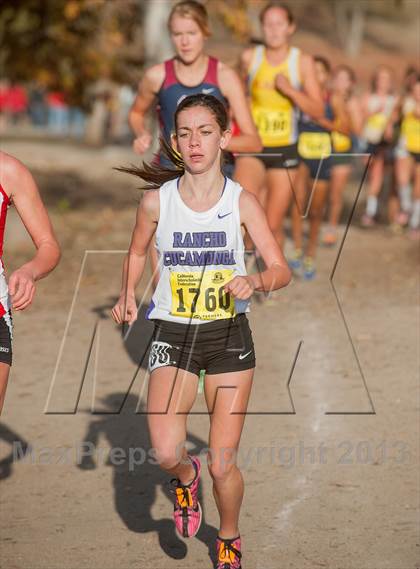 Thumbnail 2 in CIF State Cross Country Championships (Girls D1) photogallery.