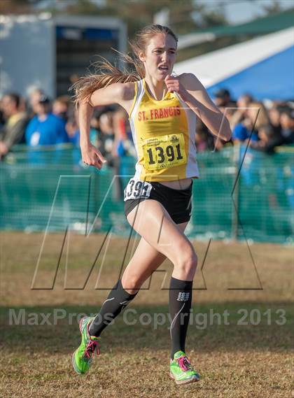 Thumbnail 1 in CIF State Cross Country Championships (Girls D1) photogallery.