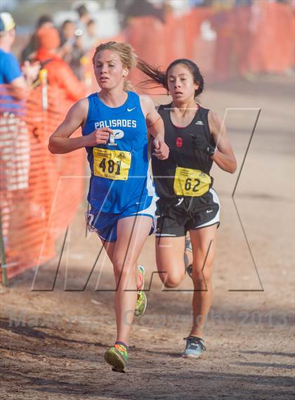 Thumbnail 1 in CIF State Cross Country Championships (Girls D1) photogallery.