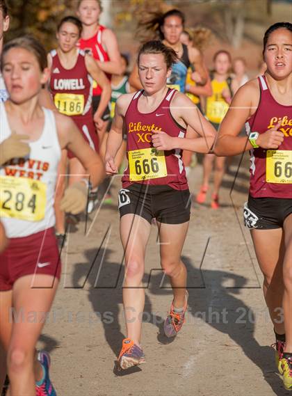 Thumbnail 1 in CIF State Cross Country Championships (Girls D1) photogallery.