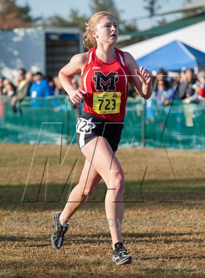 Thumbnail 3 in CIF State Cross Country Championships (Girls D1) photogallery.