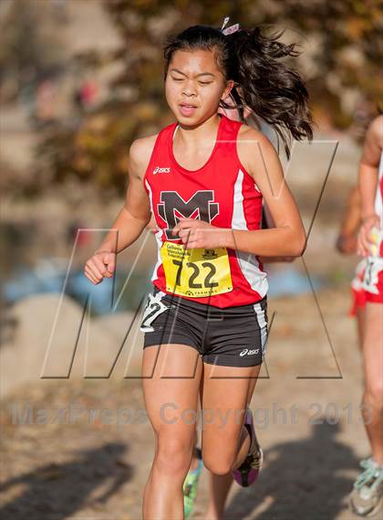 Thumbnail 1 in CIF State Cross Country Championships (Girls D1) photogallery.