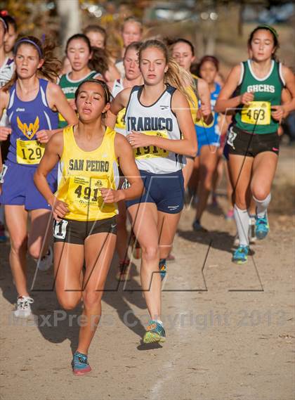 Thumbnail 2 in CIF State Cross Country Championships (Girls D1) photogallery.