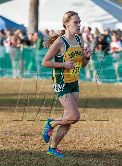 Thumbnail 1 in CIF State Cross Country Championships (Girls D1) photogallery.