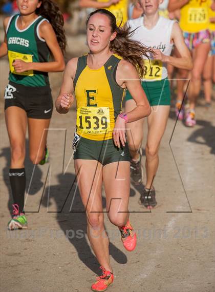 Thumbnail 2 in CIF State Cross Country Championships (Girls D1) photogallery.