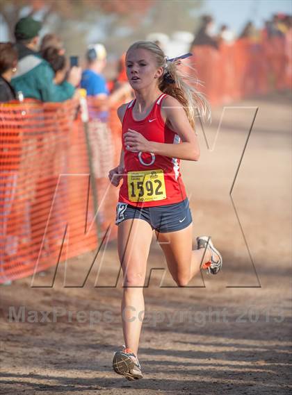 Thumbnail 3 in CIF State Cross Country Championships (Girls D1) photogallery.