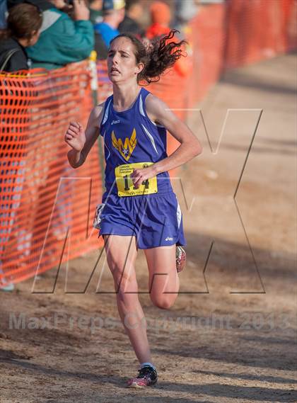 Thumbnail 2 in CIF State Cross Country Championships (Girls D1) photogallery.