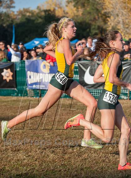 Thumbnail 2 in CIF State Cross Country Championships (Girls D1) photogallery.