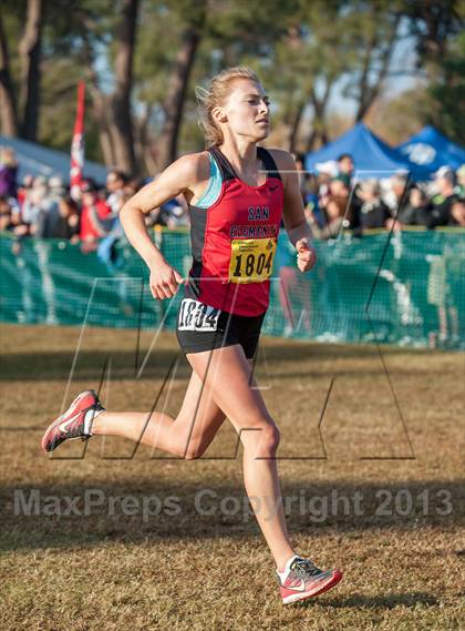 Thumbnail 3 in CIF State Cross Country Championships (Girls D1) photogallery.
