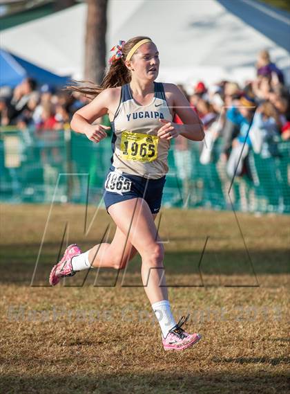 Thumbnail 2 in CIF State Cross Country Championships (Girls D1) photogallery.
