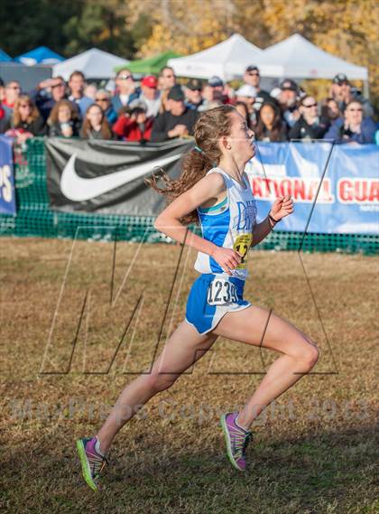 Thumbnail 2 in CIF State Cross Country Championships (Girls D1) photogallery.