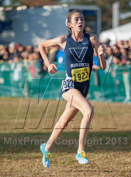 Thumbnail 3 in CIF State Cross Country Championships (Girls D1) photogallery.