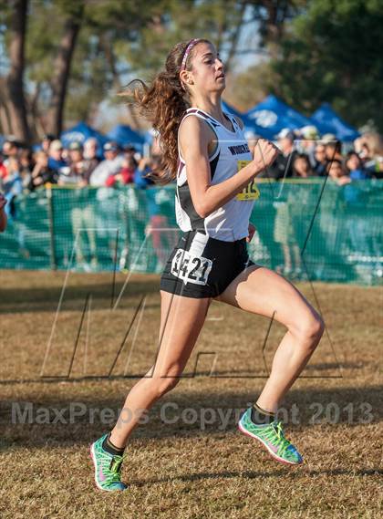 Thumbnail 3 in CIF State Cross Country Championships (Girls D1) photogallery.