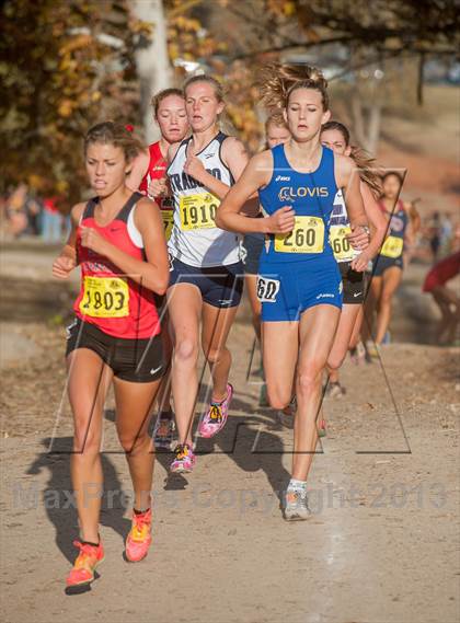 Thumbnail 2 in CIF State Cross Country Championships (Girls D1) photogallery.