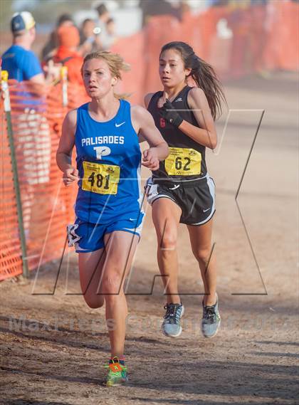 Thumbnail 2 in CIF State Cross Country Championships (Girls D1) photogallery.