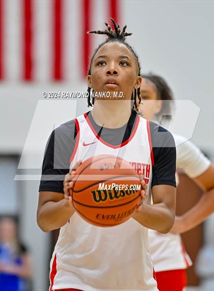 Thumbnail 2 in Lawrence North vs Silver Creek (IBCA / IHSAA Showcase)  photogallery.