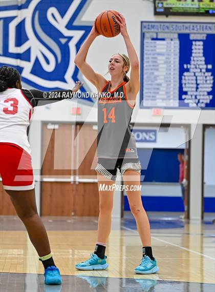 Thumbnail 1 in Lawrence North vs Silver Creek (IBCA / IHSAA Showcase)  photogallery.