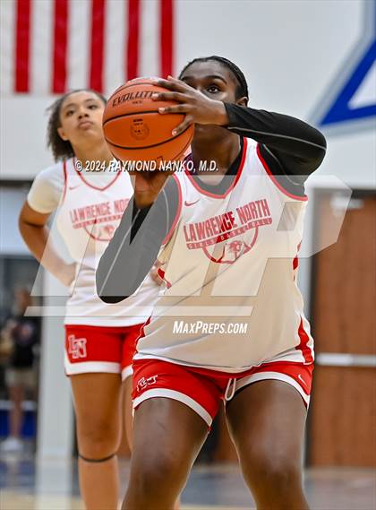 Thumbnail 1 in Lawrence North vs Silver Creek (IBCA / IHSAA Showcase)  photogallery.
