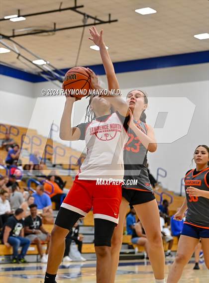 Thumbnail 2 in Lawrence North vs Silver Creek (IBCA / IHSAA Showcase)  photogallery.