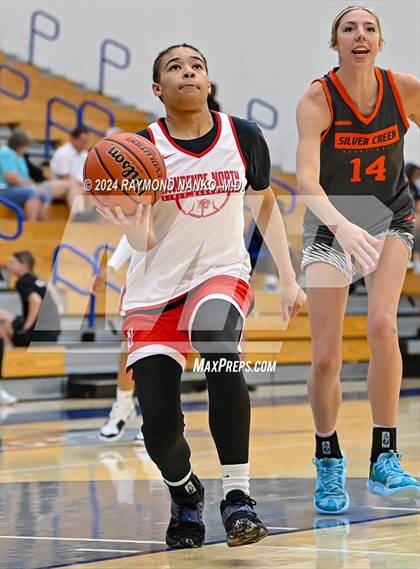 Thumbnail 2 in Lawrence North vs Silver Creek (IBCA / IHSAA Showcase)  photogallery.