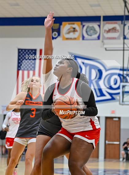 Thumbnail 1 in Lawrence North vs Silver Creek (IBCA / IHSAA Showcase)  photogallery.