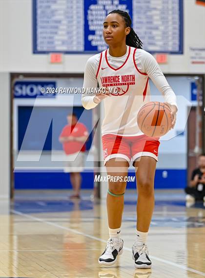 Thumbnail 1 in Lawrence North vs Silver Creek (IBCA / IHSAA Showcase)  photogallery.