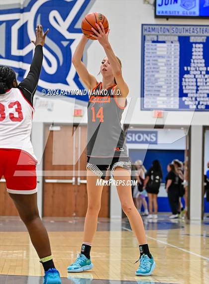 Thumbnail 2 in Lawrence North vs Silver Creek (IBCA / IHSAA Showcase)  photogallery.