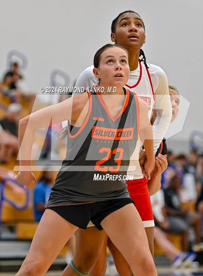 Thumbnail 1 in Lawrence North vs Silver Creek (IBCA / IHSAA Showcase)  photogallery.