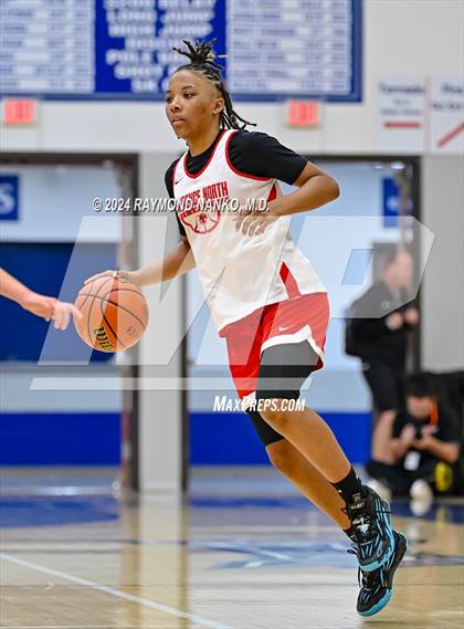 Thumbnail 1 in Lawrence North vs Silver Creek (IBCA / IHSAA Showcase)  photogallery.