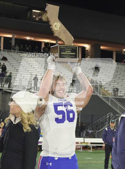 Thumbnail 3 in Folsom vs. St. Bonaventure (CIF Division 1-A State Final) photogallery.