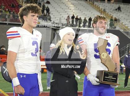 Thumbnail 3 in Folsom vs. St. Bonaventure (CIF Division 1-A State Final) photogallery.